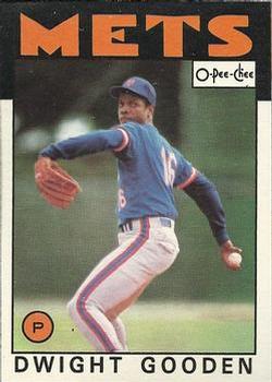 1986 O-Pee-Chee Baseball Cards 250     Dwight Gooden